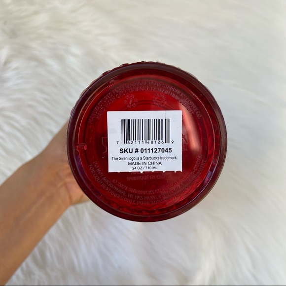 ♥️FLASH SALE♥️Starbucks Christmas Red Jewel Venti Tumbler 24oz - Picture 3 of 4